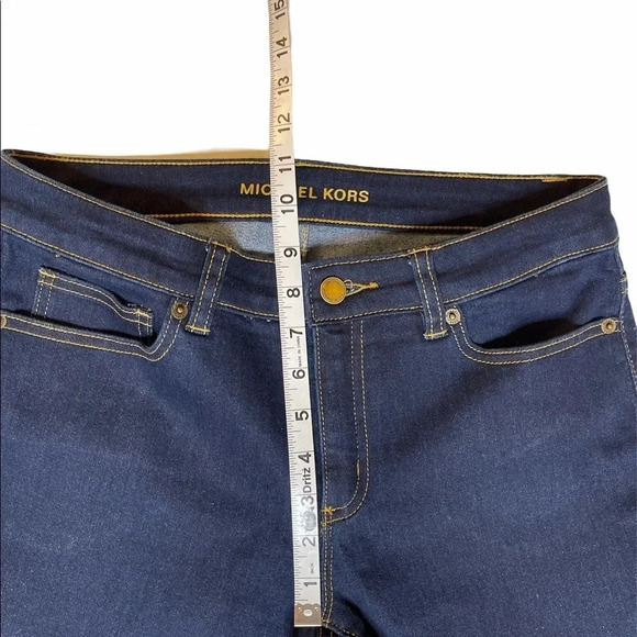 Michael Kors Dark Rinse Skinny Jean - Picture 13 of 16